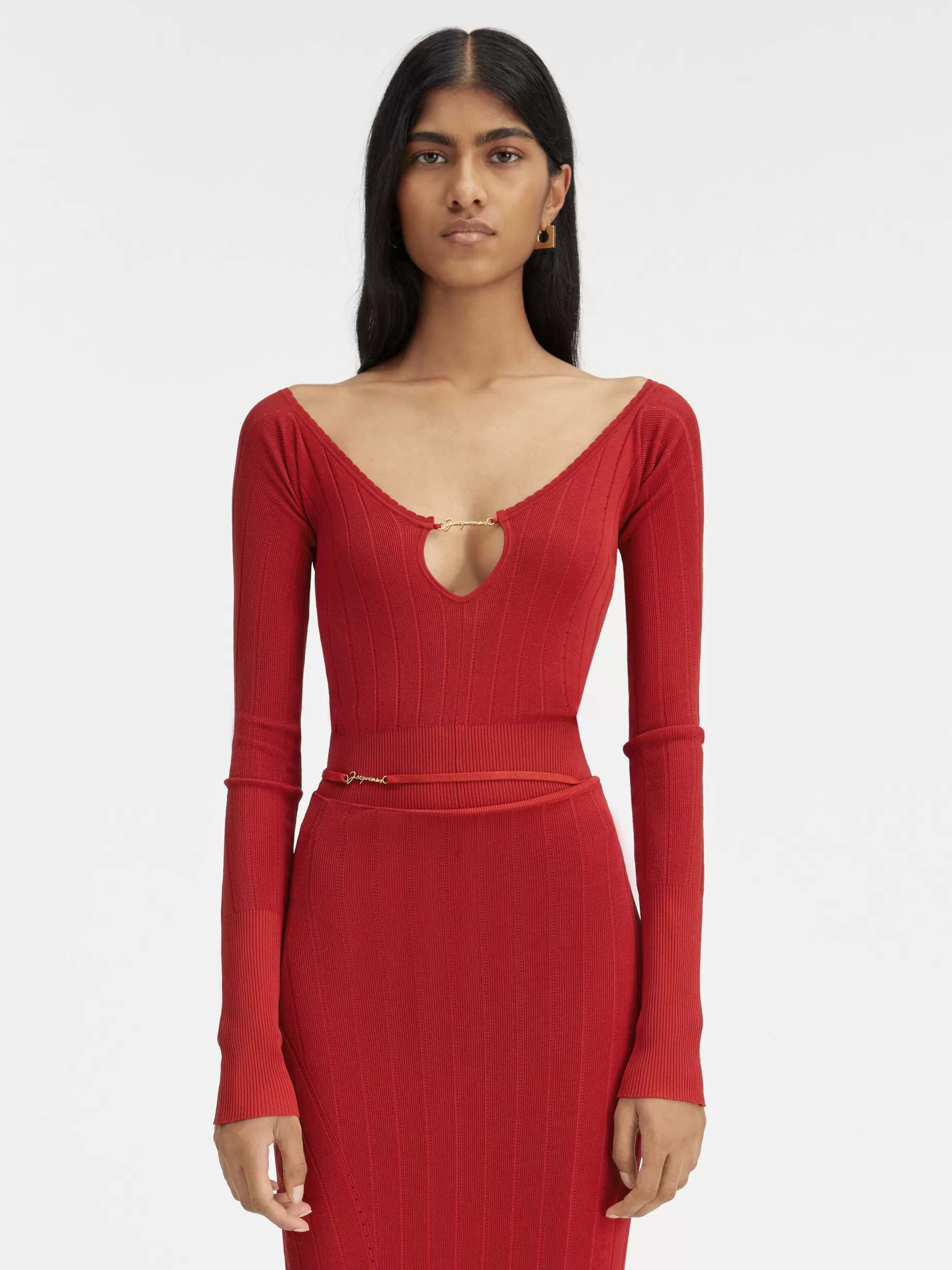Online Jacquemus De Pralù top DarkRed