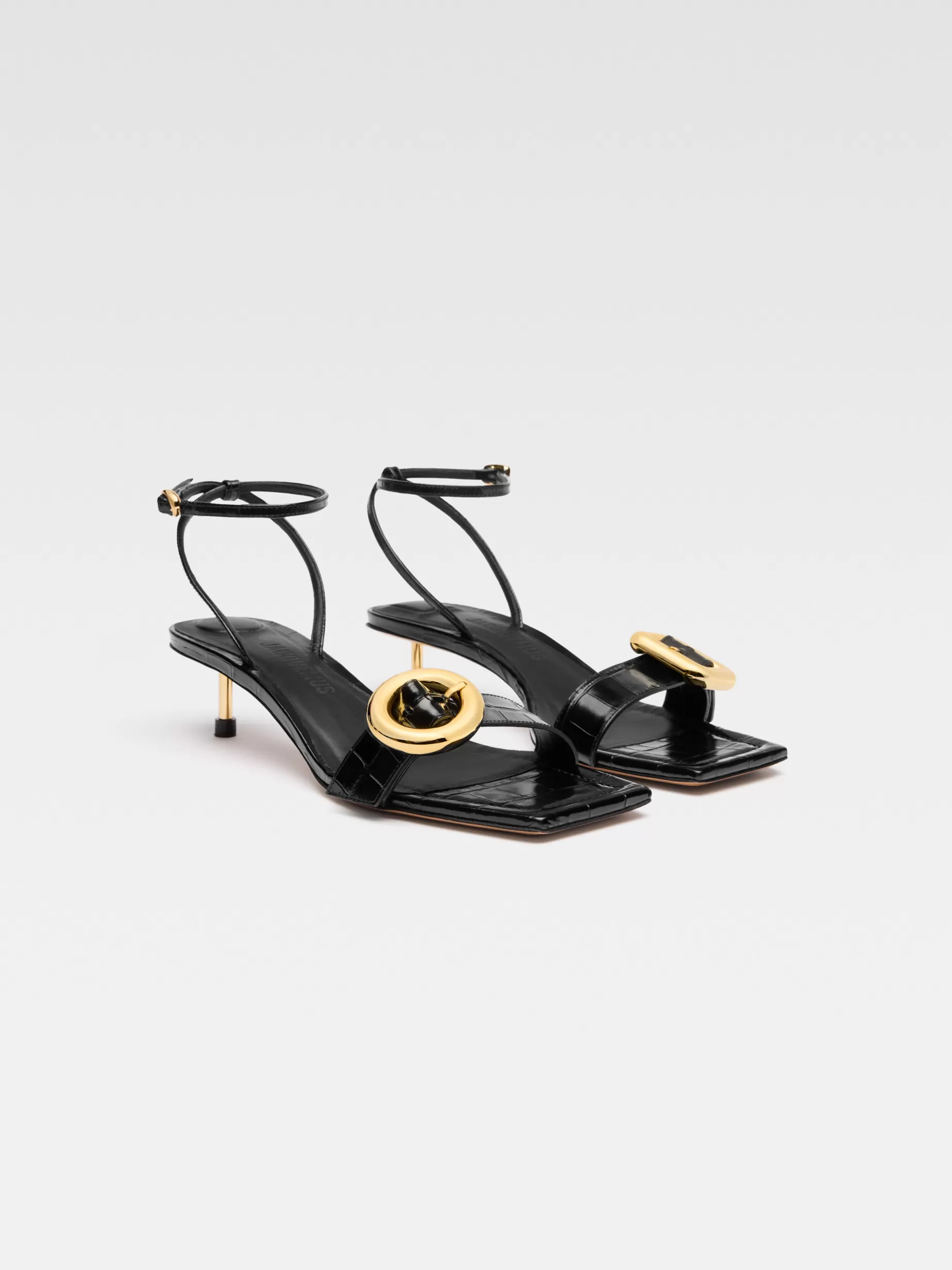 Fashion Jacquemus De Regalo lage sandalen Black