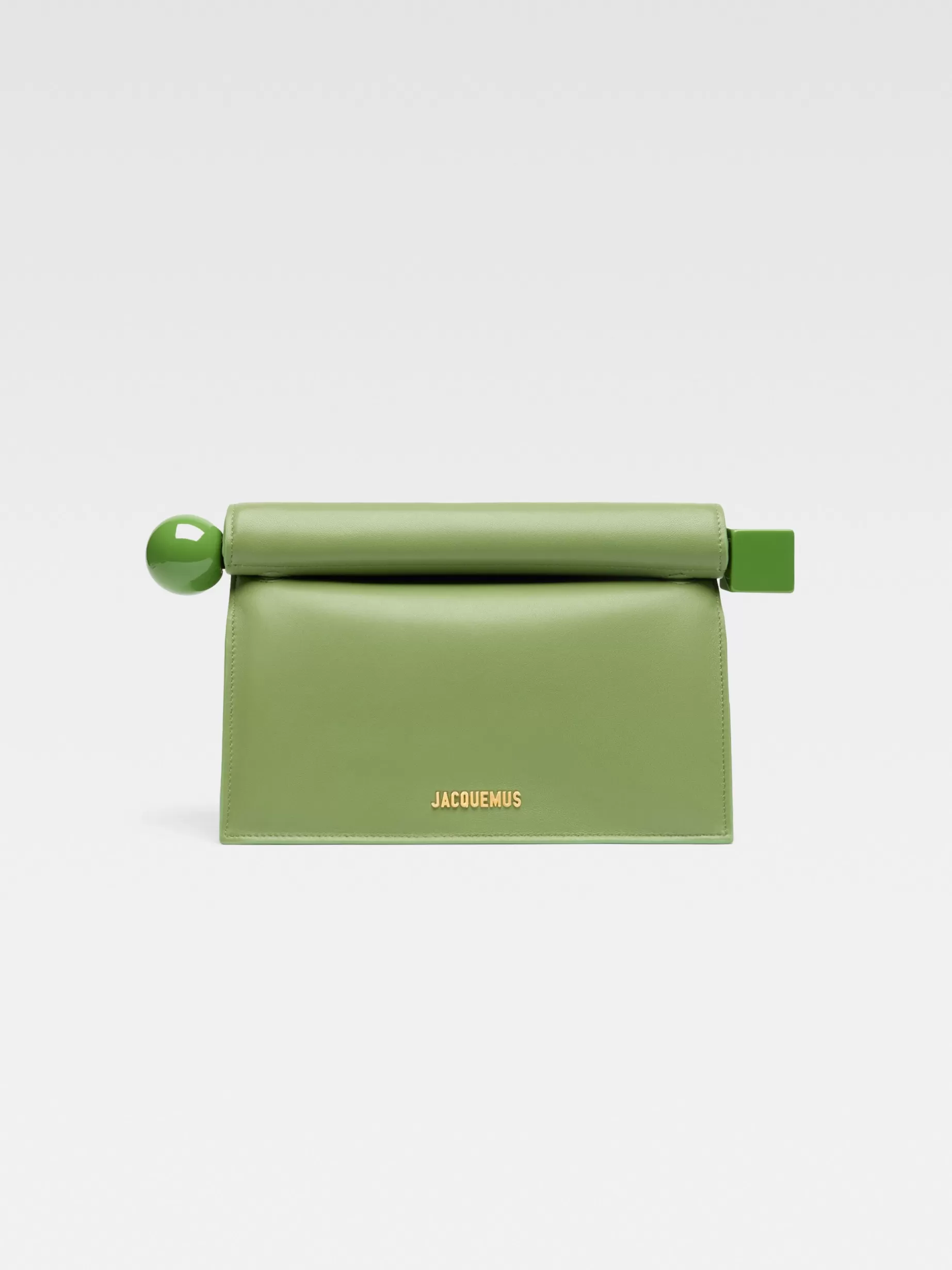 Flash Sale Jacquemus De Rond Carré clutch Green