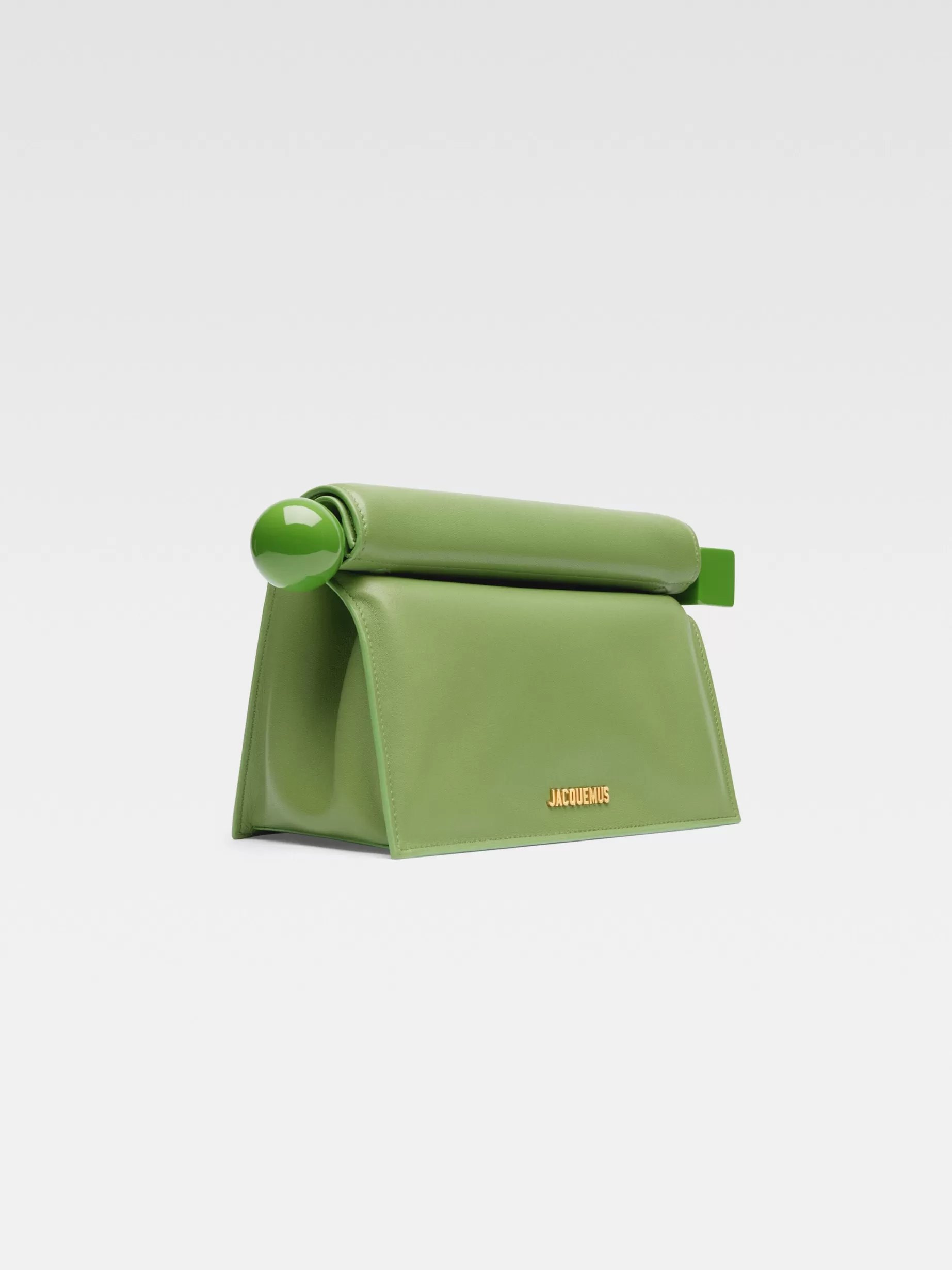 Flash Sale Jacquemus De Rond Carré clutch Green