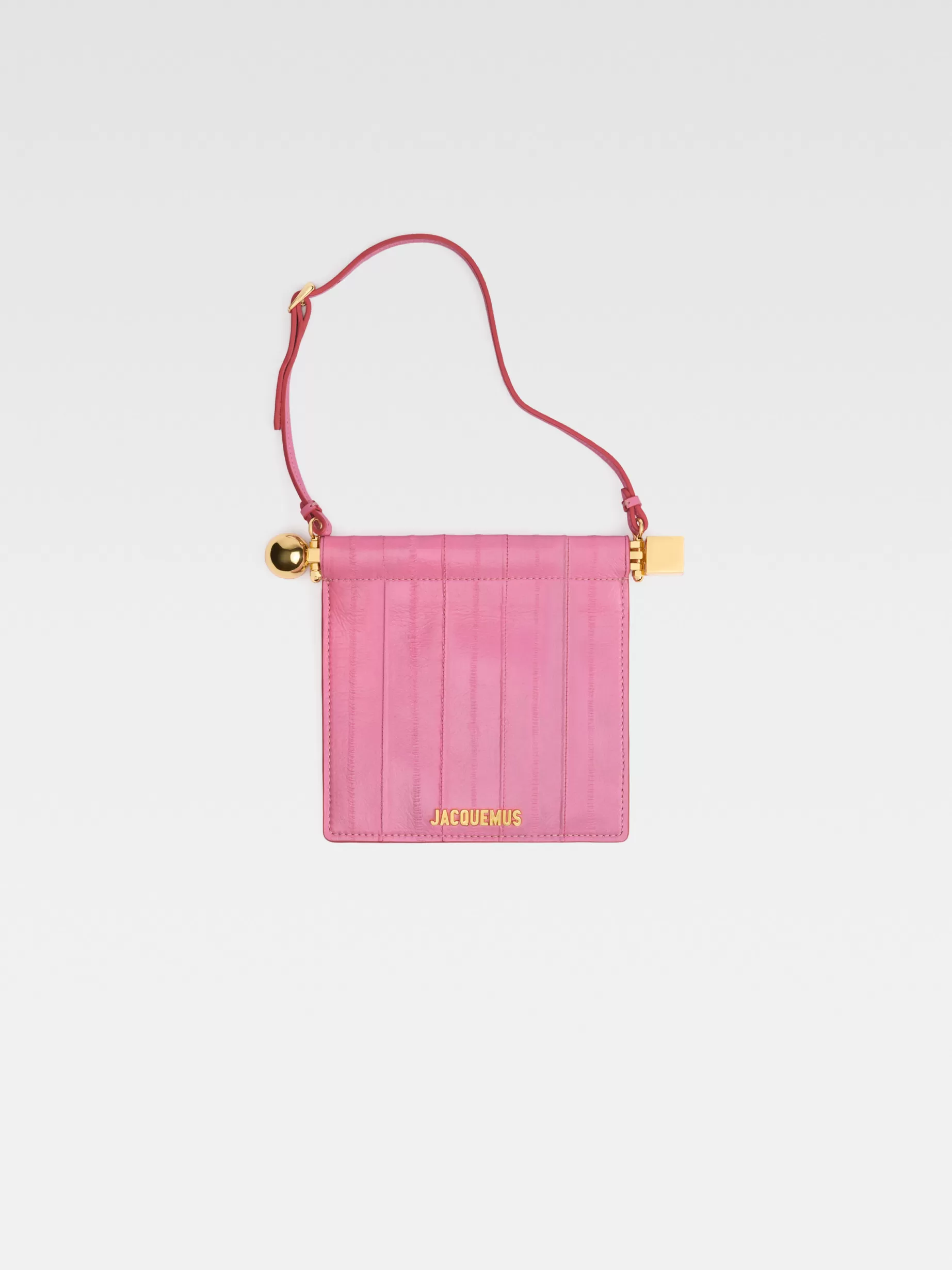 New Jacquemus De Rond Carré portemonnee PalePink