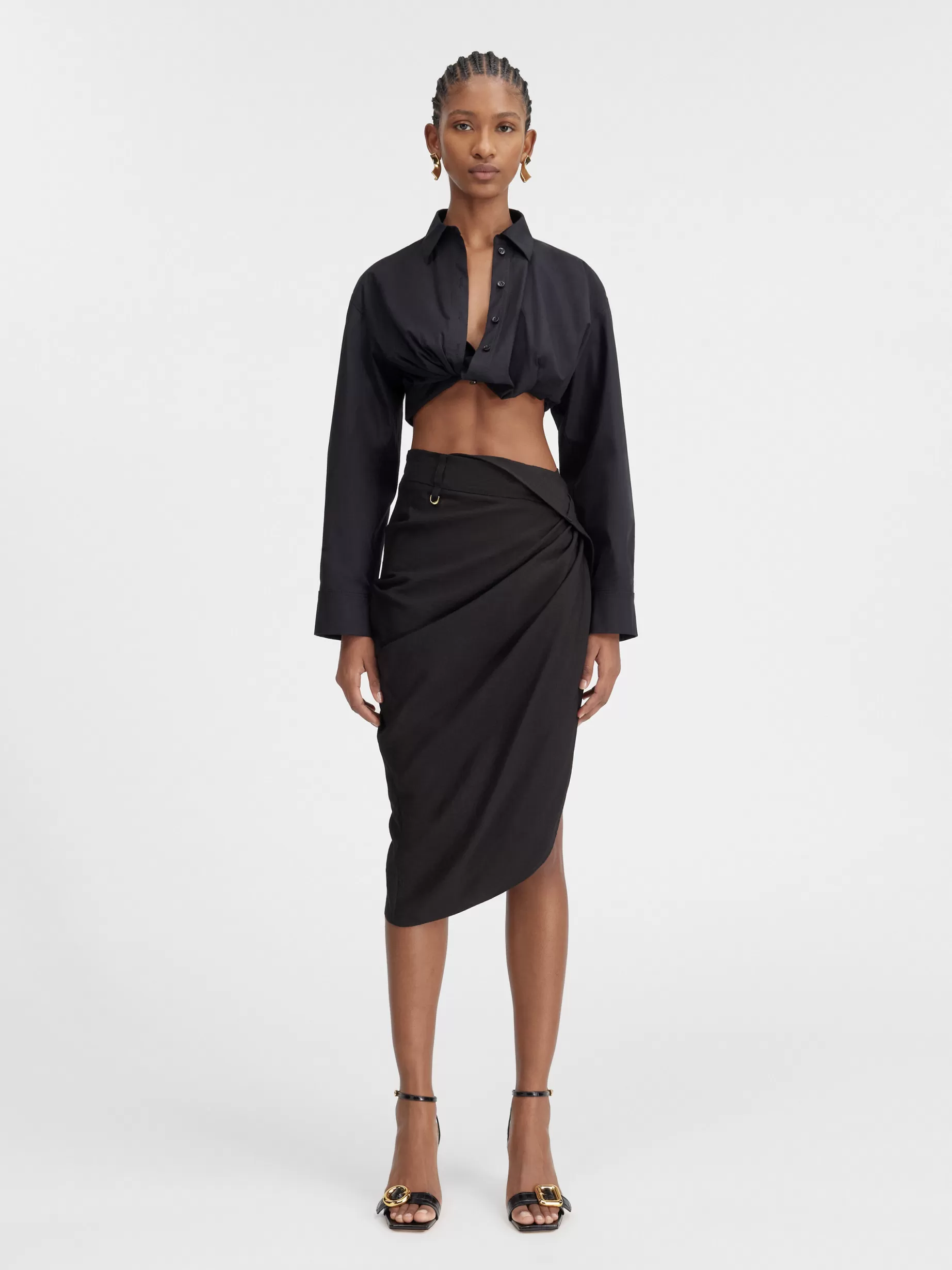 Best Jacquemus De Saudade rok Black