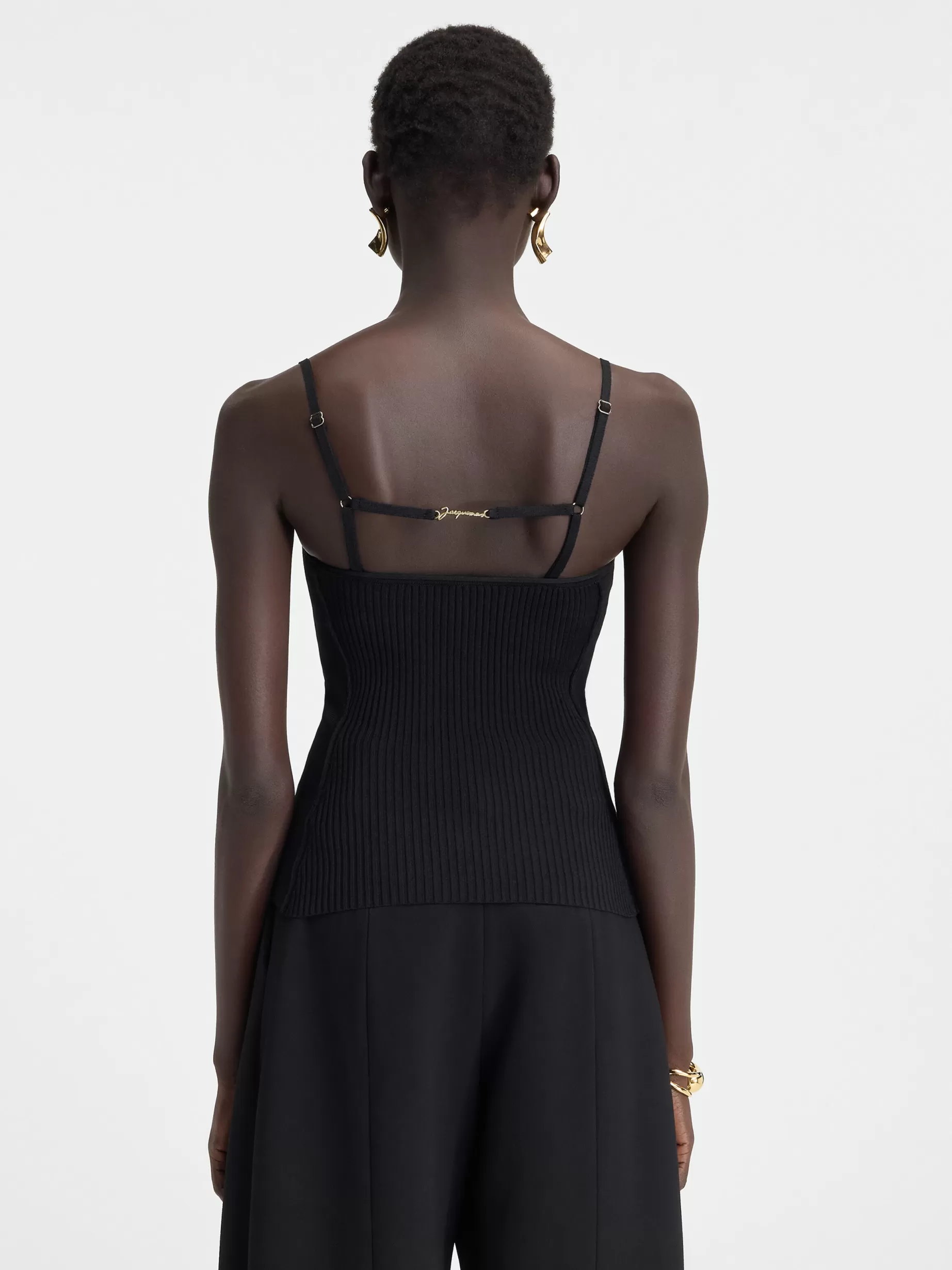 Discount Jacquemus De Sierra top Black