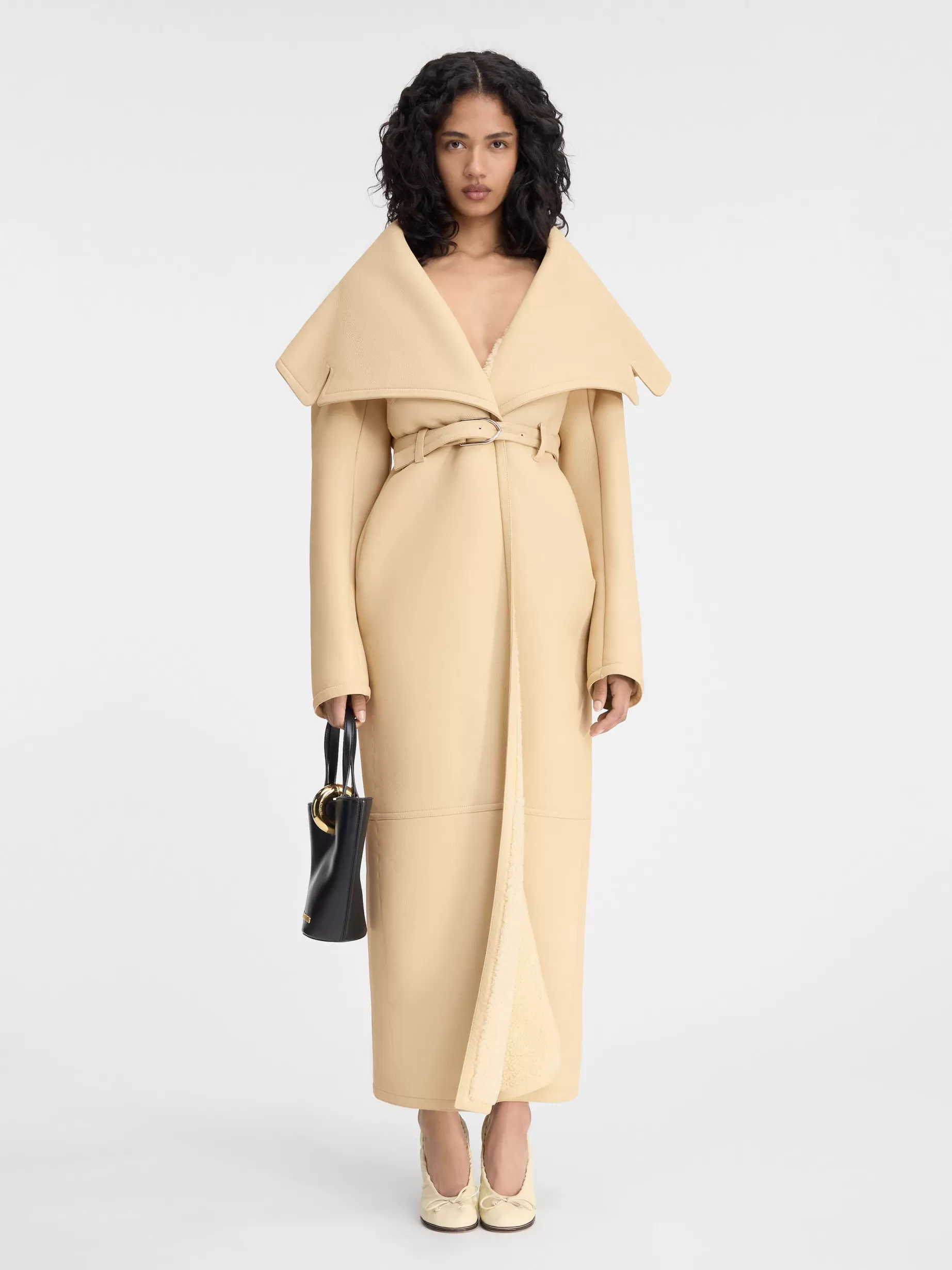 Discount Jacquemus De Telo jas PaleYellow