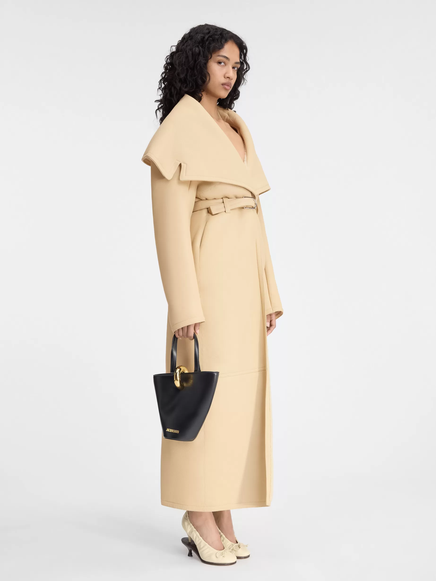 Discount Jacquemus De Telo jas PaleYellow