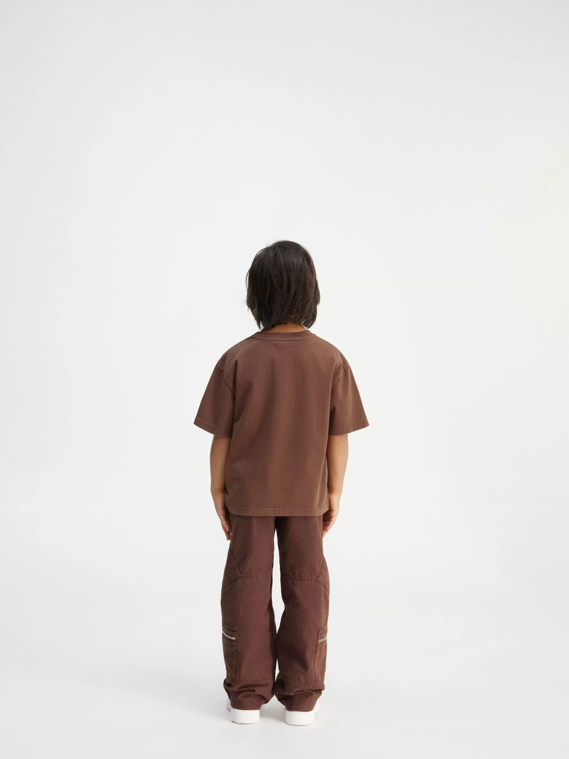 Cheap Jacquemus Het Bolso T-shirt voor kinderen DarkBrown