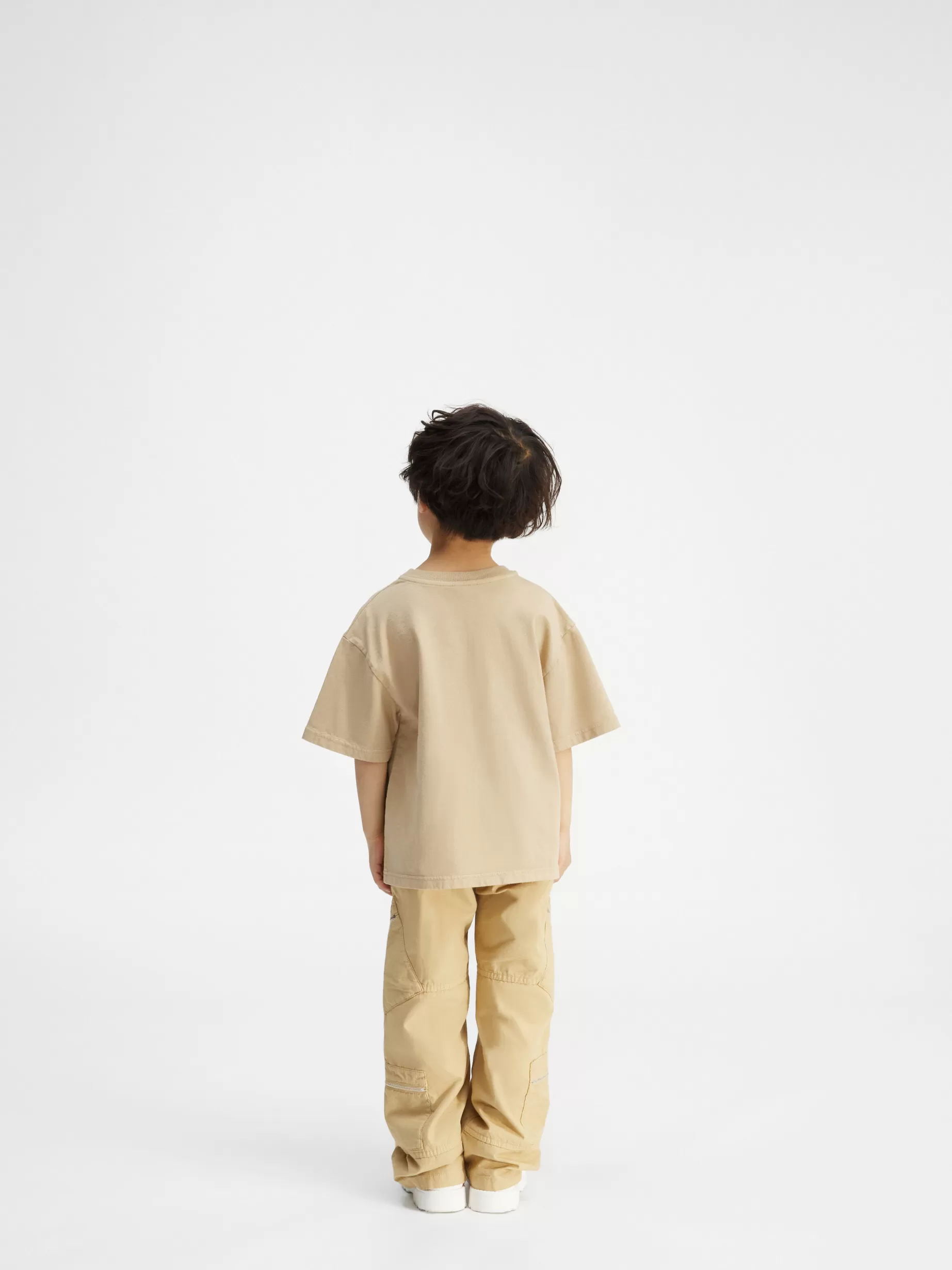 Best Sale Jacquemus Het Bolso T-shirt voor kinderen DarkBeige