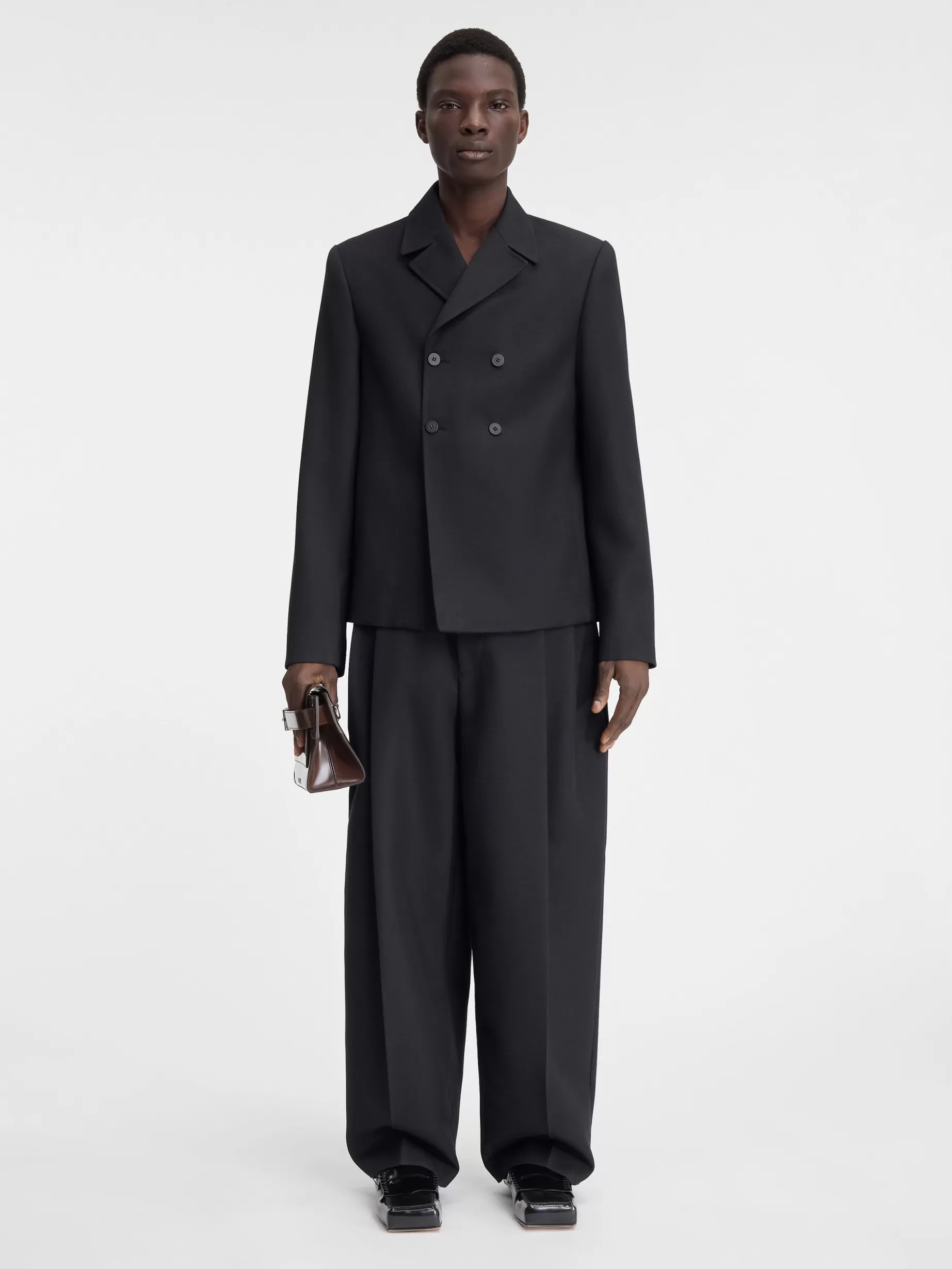 Best Sale Jacquemus Het Cuadrada jasje Black