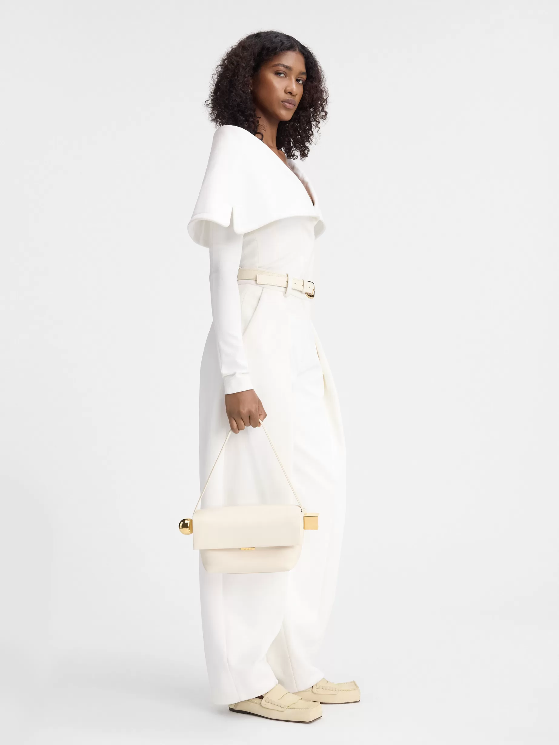 Clearance Jacquemus Het Cuadrada jasje White