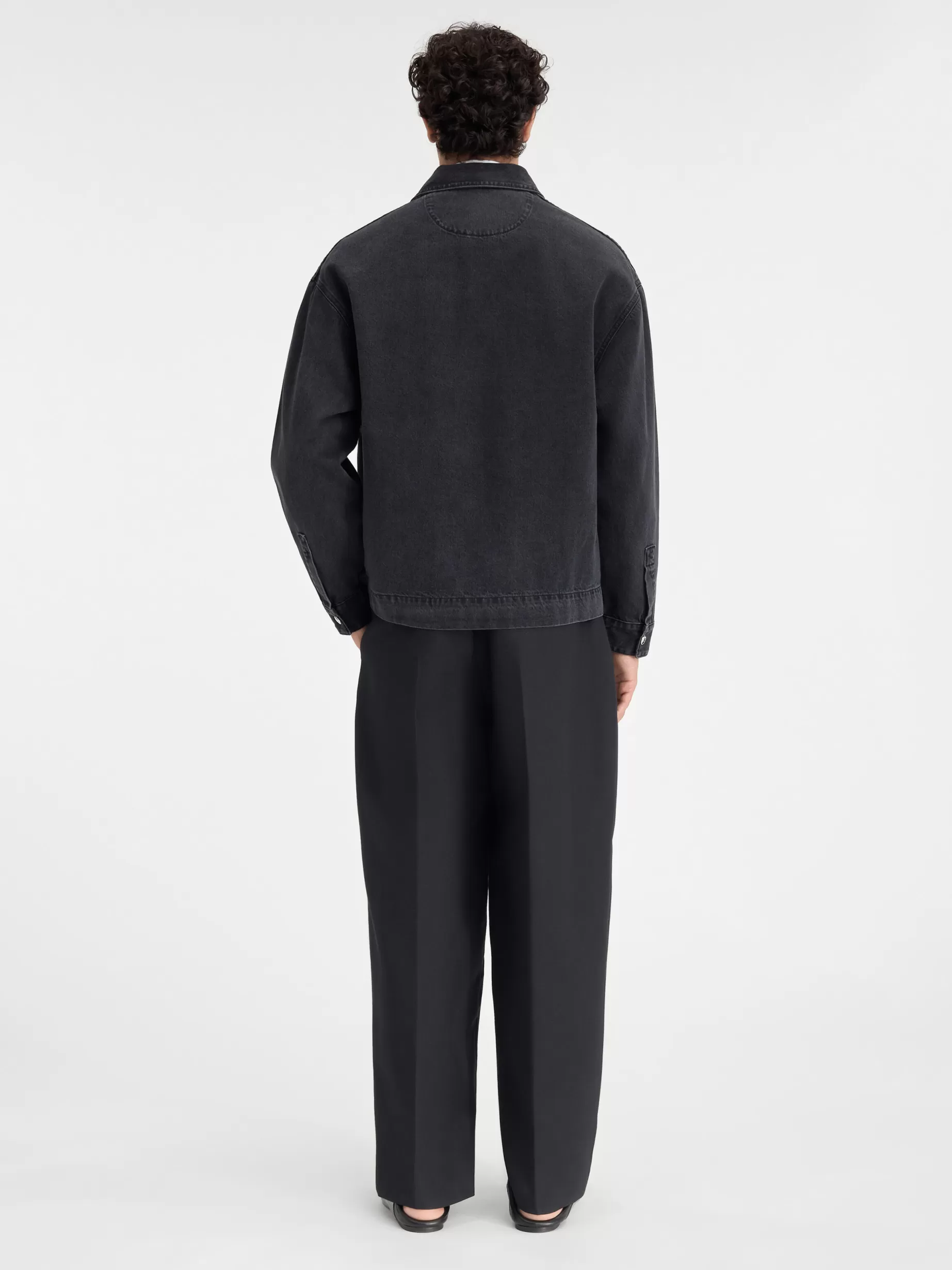 Fashion Jacquemus Het de-Nîmes denim shirt Black