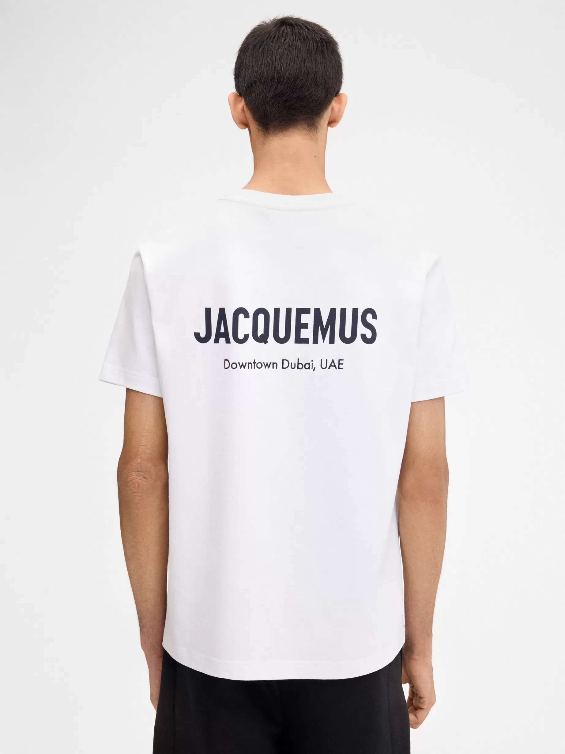 Online Jacquemus Het Dubai T-shirt met adres DubaiWhite