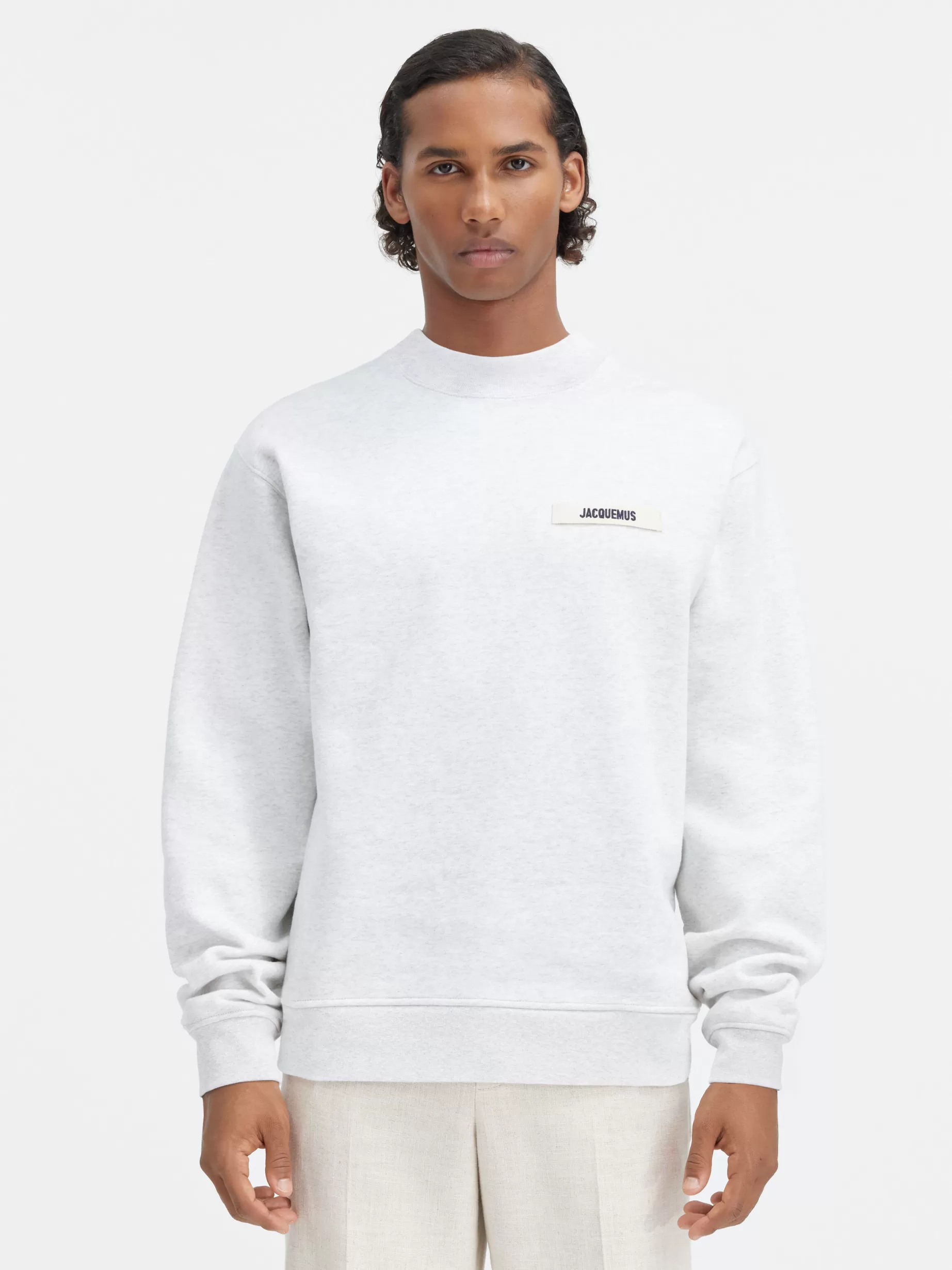 Sale Jacquemus Het Gros Grain sweatshirt Grey