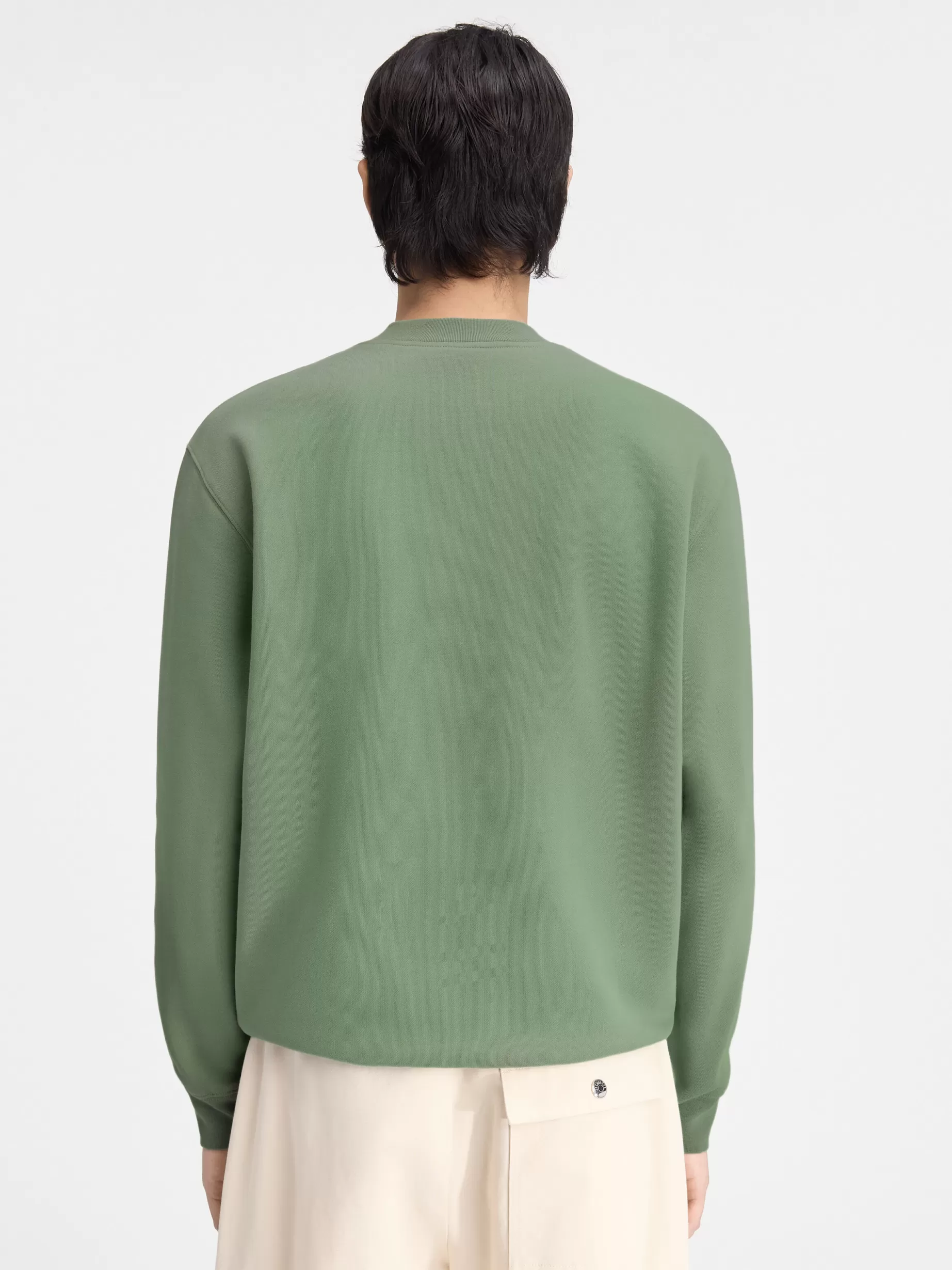 Hot Jacquemus Het Gros Grain sweatshirt LightGreen