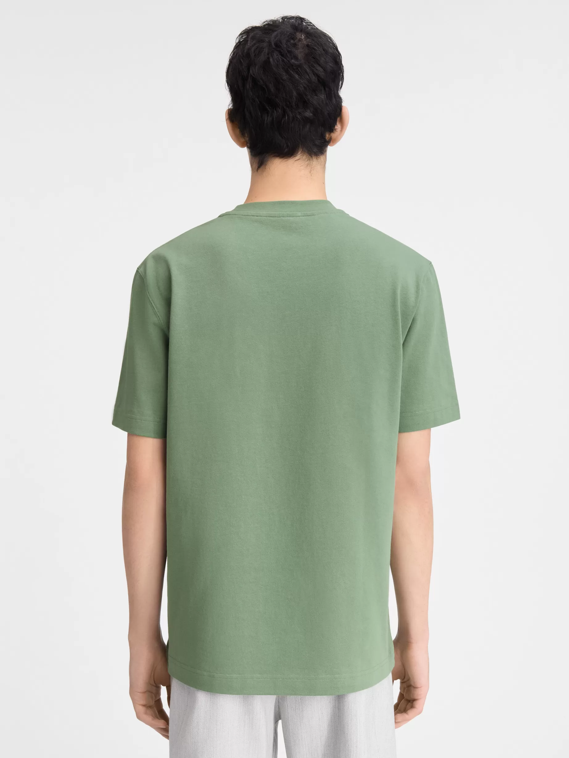 Discount Jacquemus Het Gros Grain T-shirt LightGreen