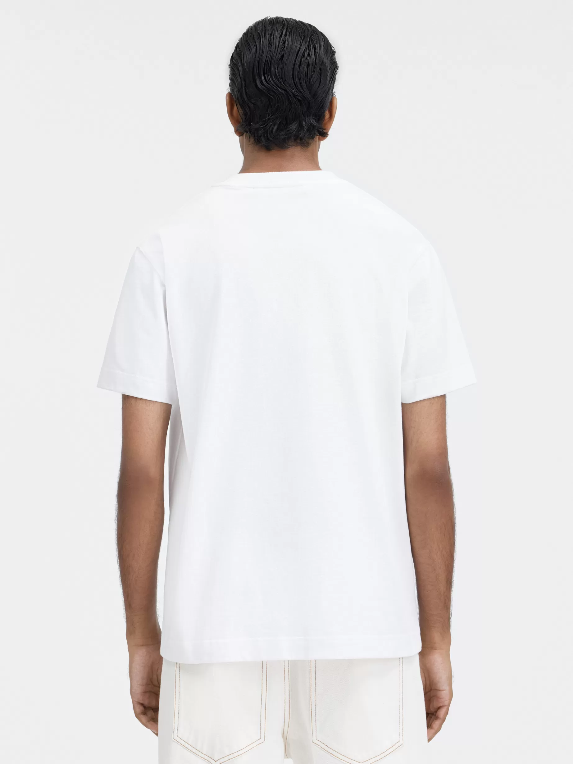 Sale Jacquemus Het Gros Grain T-shirt White