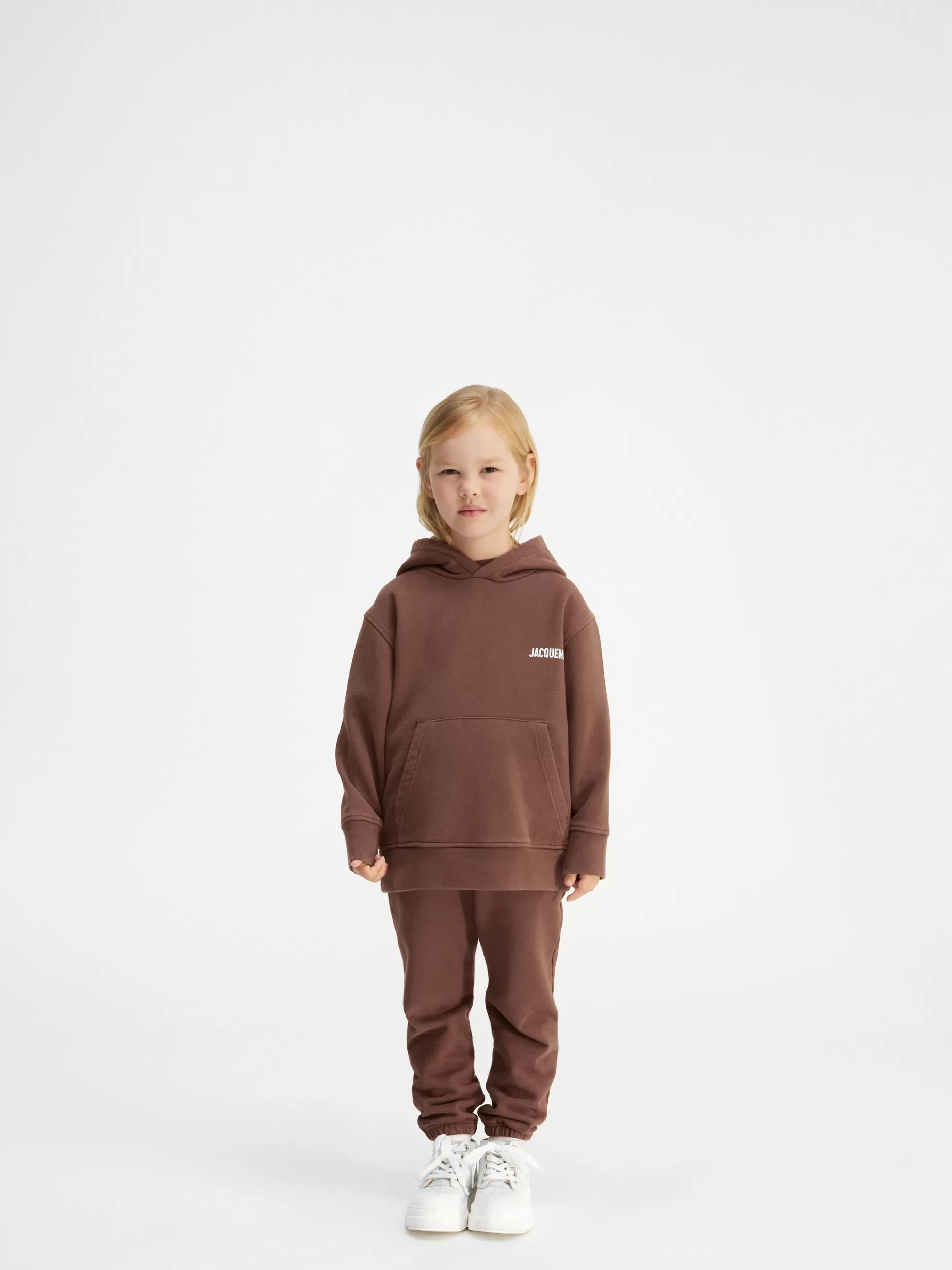 Outlet Jacquemus Het sweatshirt voor kinderen DarkBrown