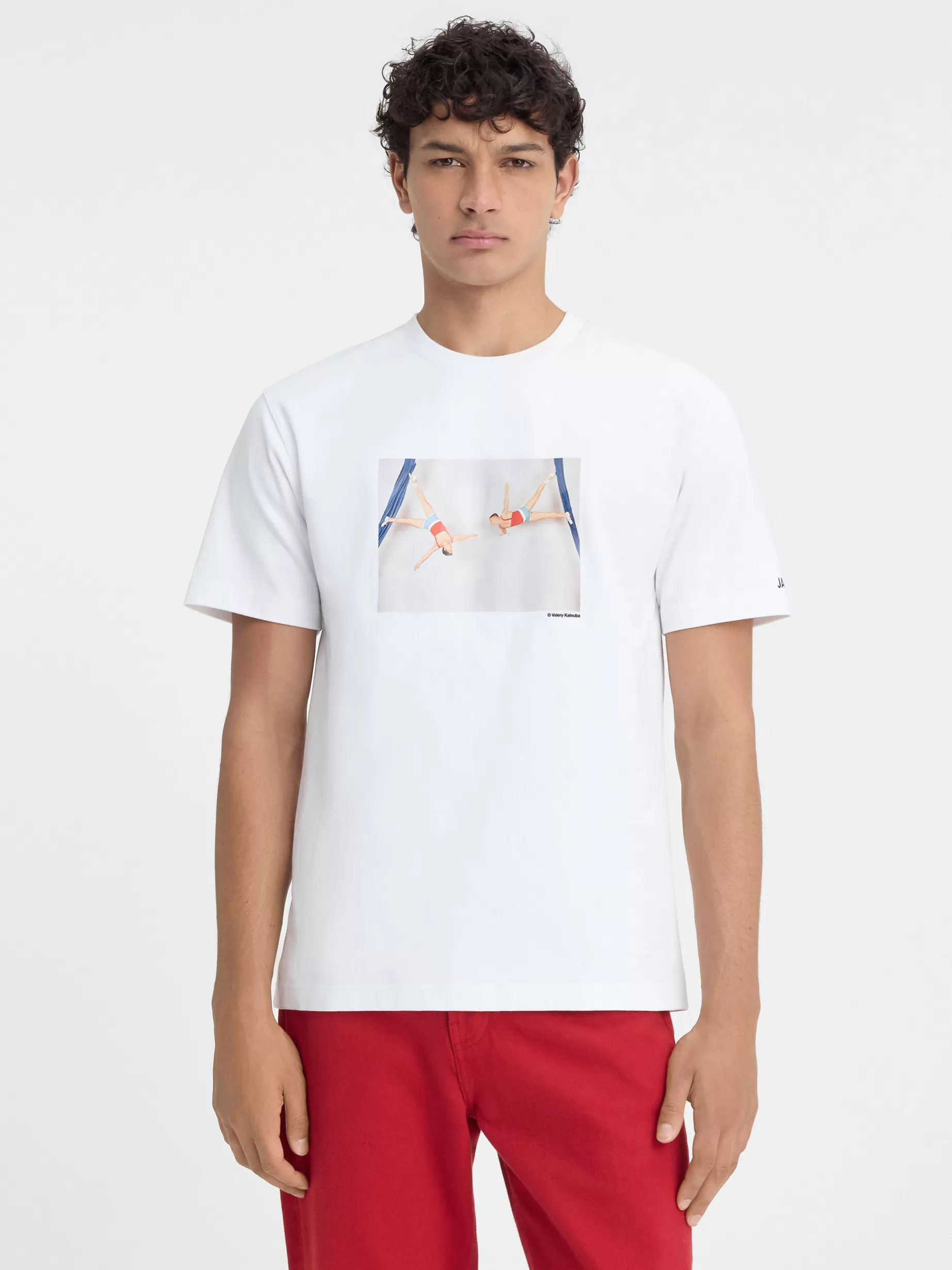 Clearance Jacquemus Het x Valery Katsuba T-shirt PrintWhite