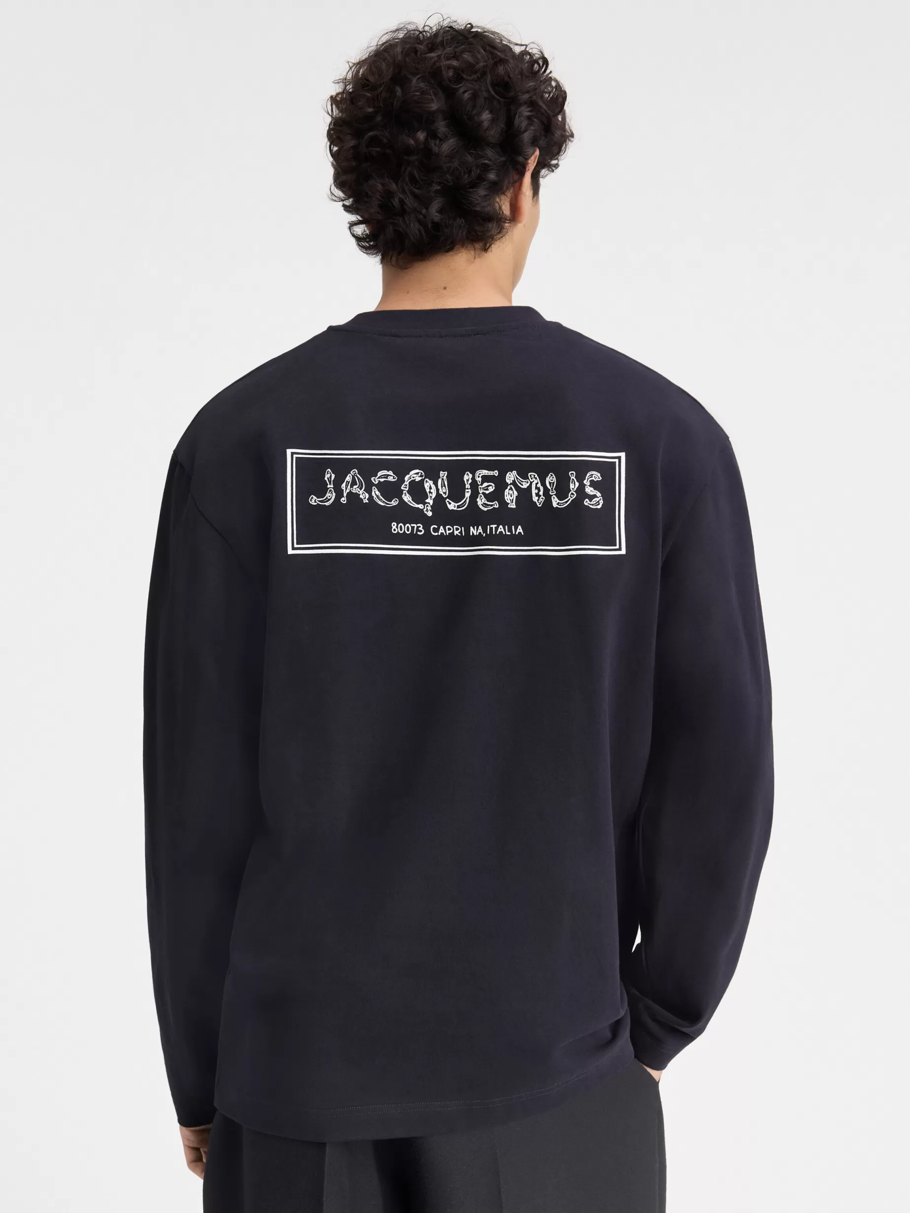 Best Jacquemus Het Merù T-shirt met lange mouwen DarkNavy