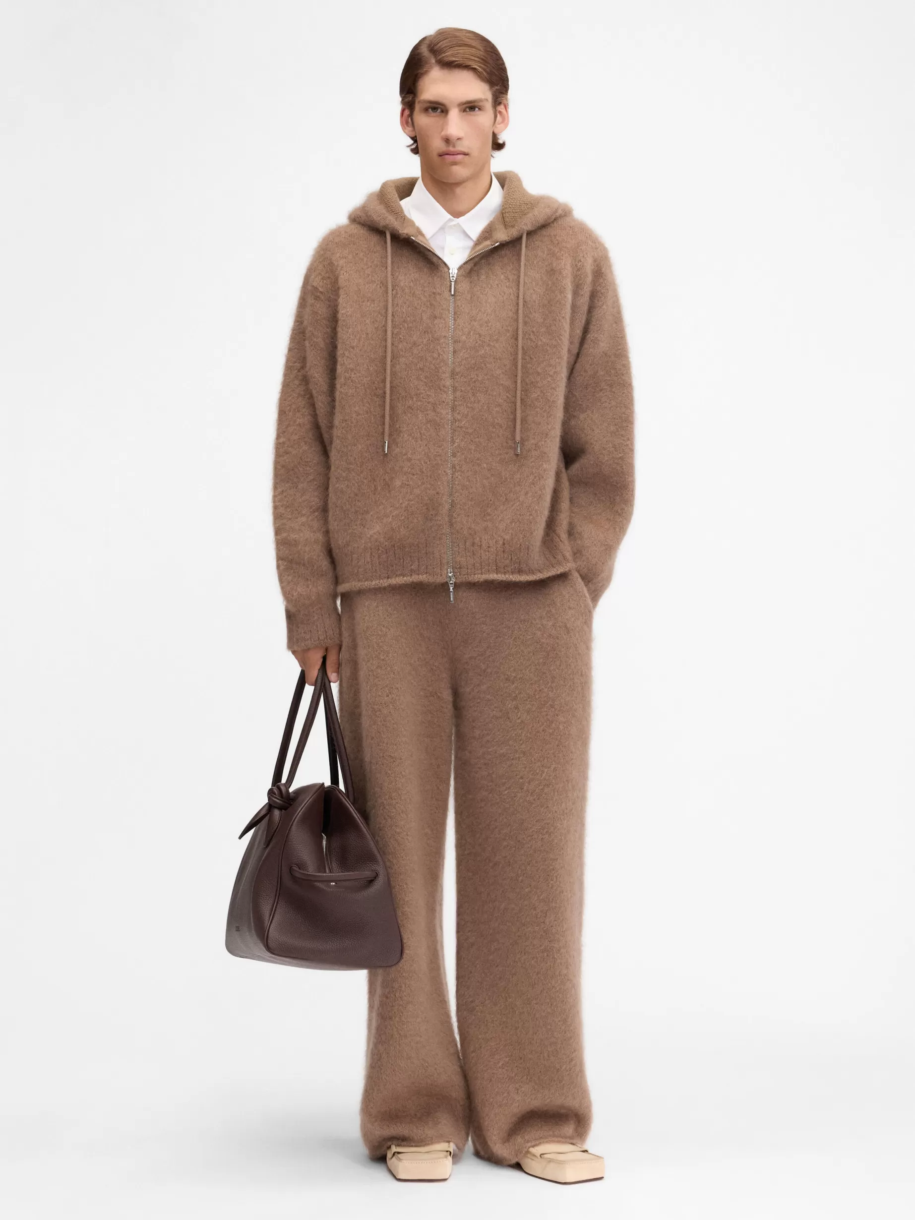 Cheap Jacquemus Het Nuvola-vest met rits Camel