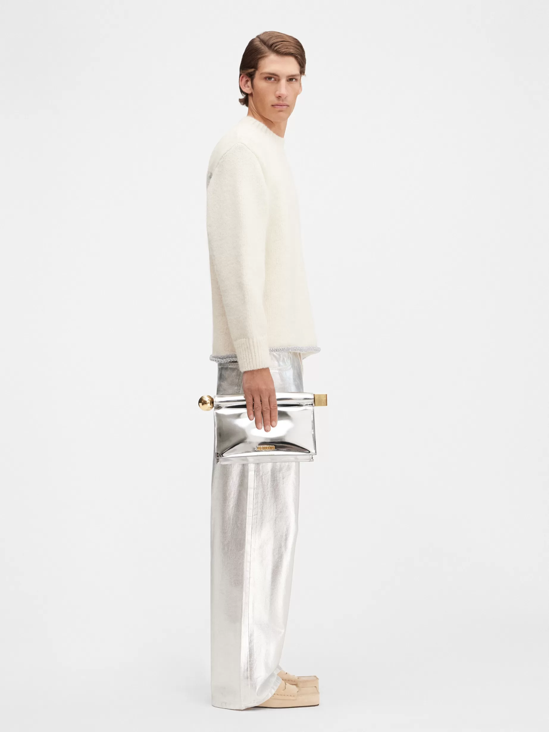 Cheap Jacquemus Het Pavane breisel Off-White