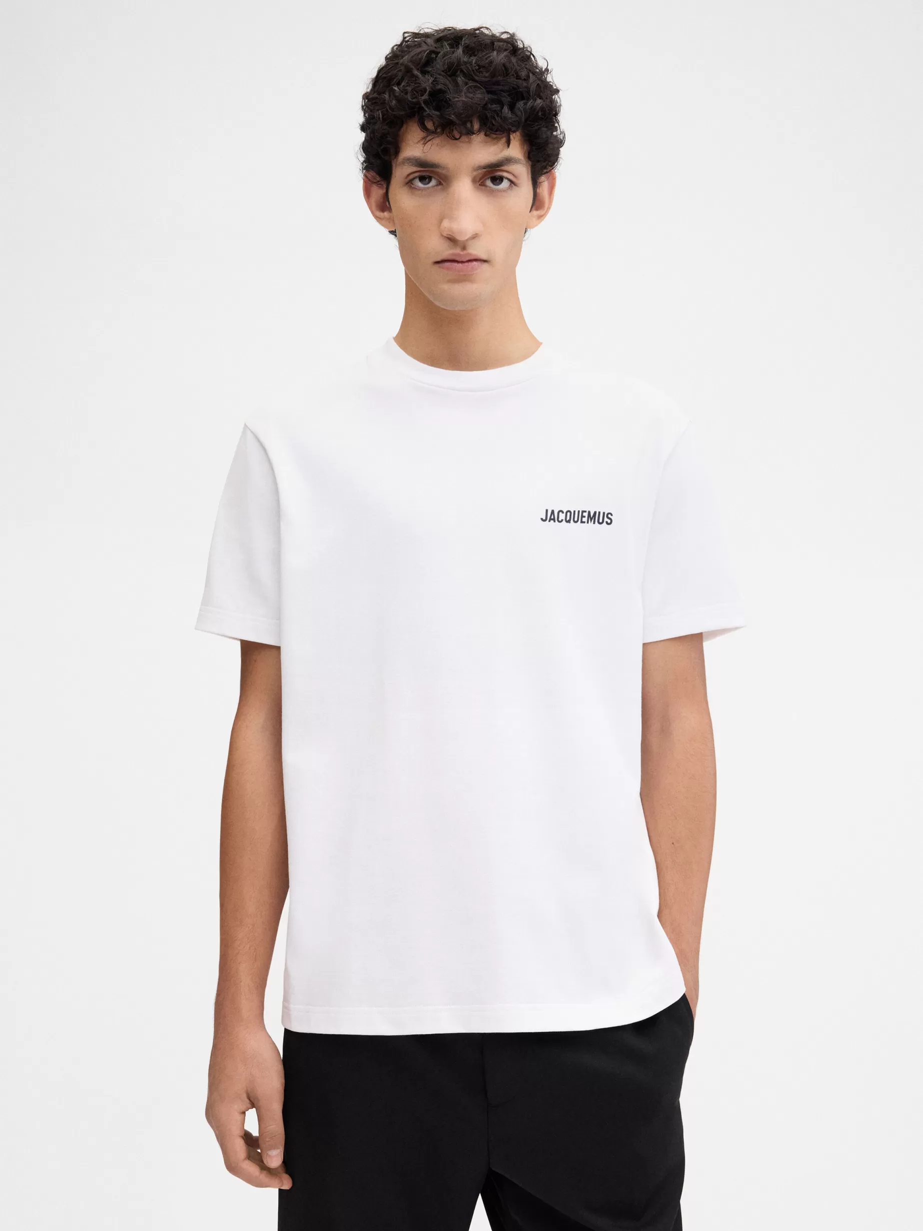 Discount Jacquemus Het Saint Tropez Indie Beach T-shirt met adres SaintTropezIndie