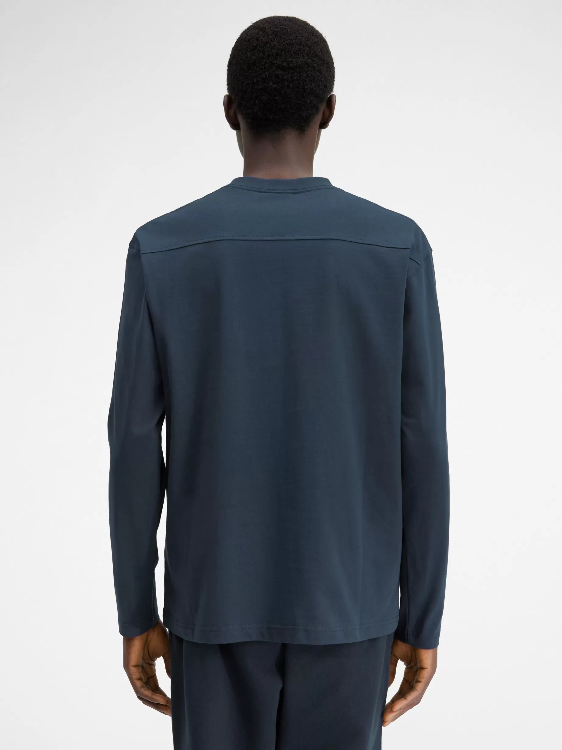 Best Sale Jacquemus Het shirt met lange mouwen DarkNavy