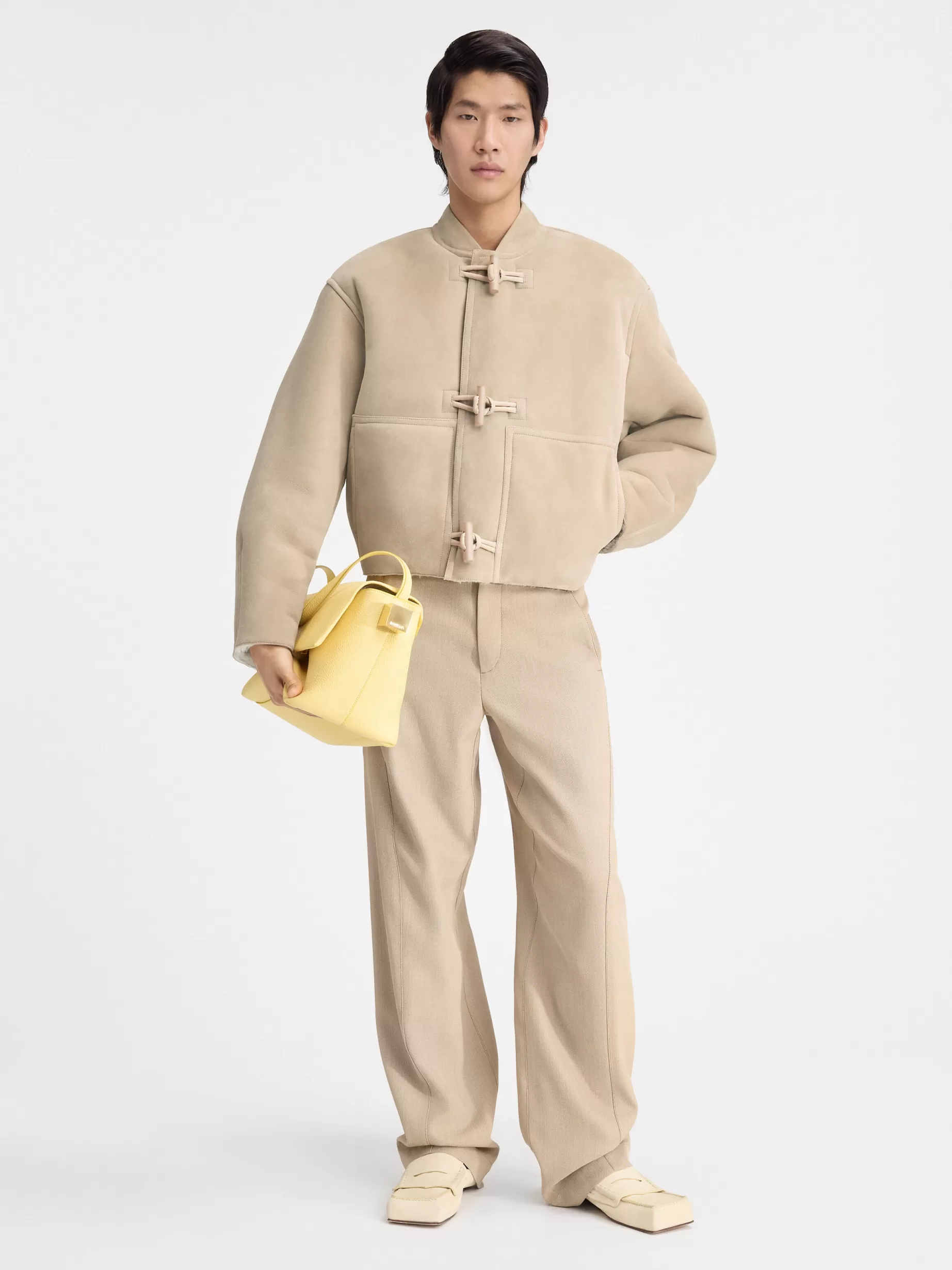 Best Jacquemus Het Telo jasje LightBeige