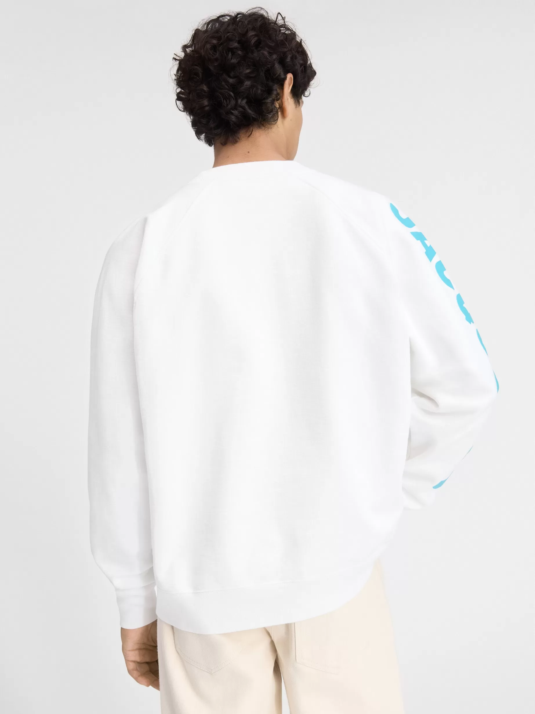 Shop Jacquemus Het Typo sweatshirt Multi-White