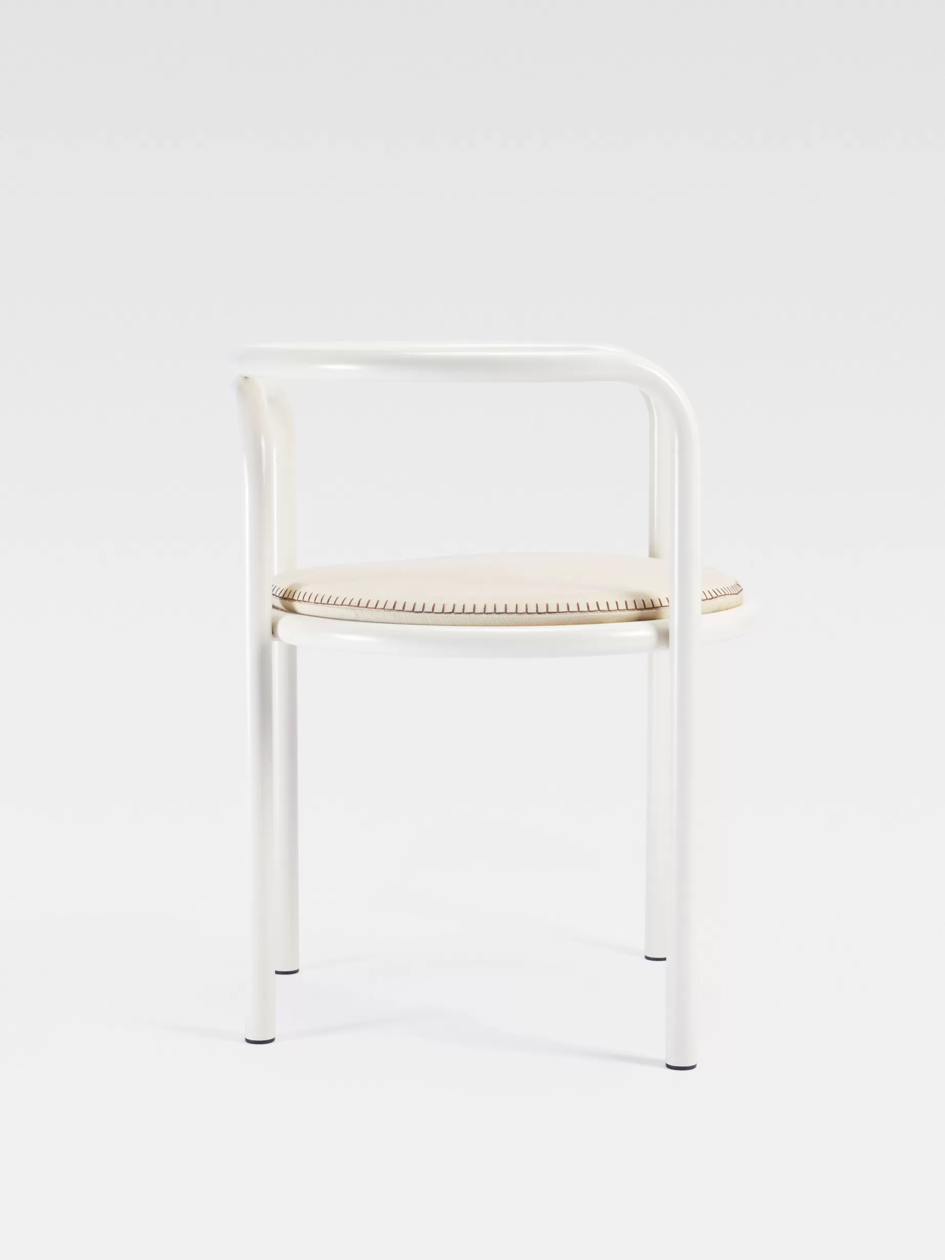 Outlet Jacquemus Locus Solus stoel Gae Aulenti +Exteta Off-White