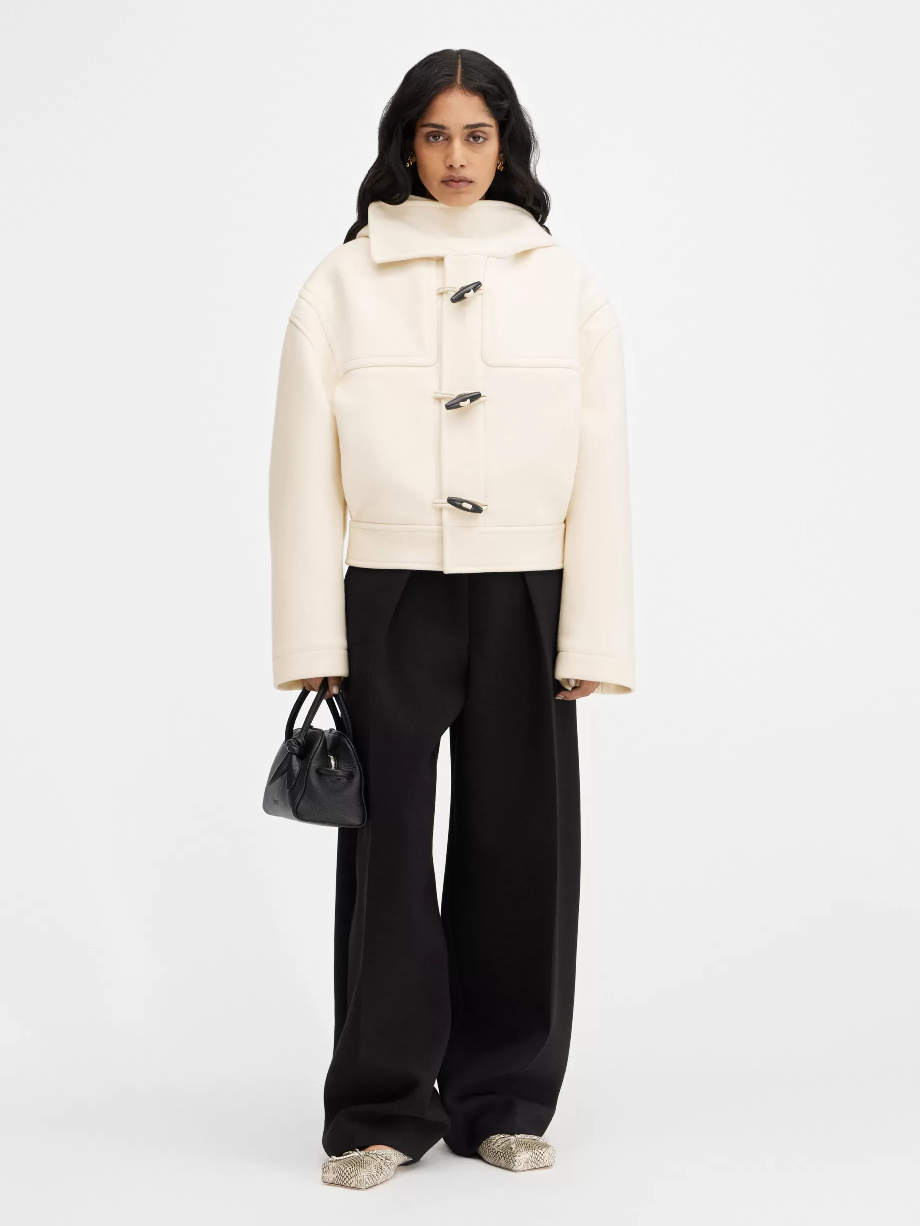 Cheap Jacquemus The Cabana duffle coat Off-White