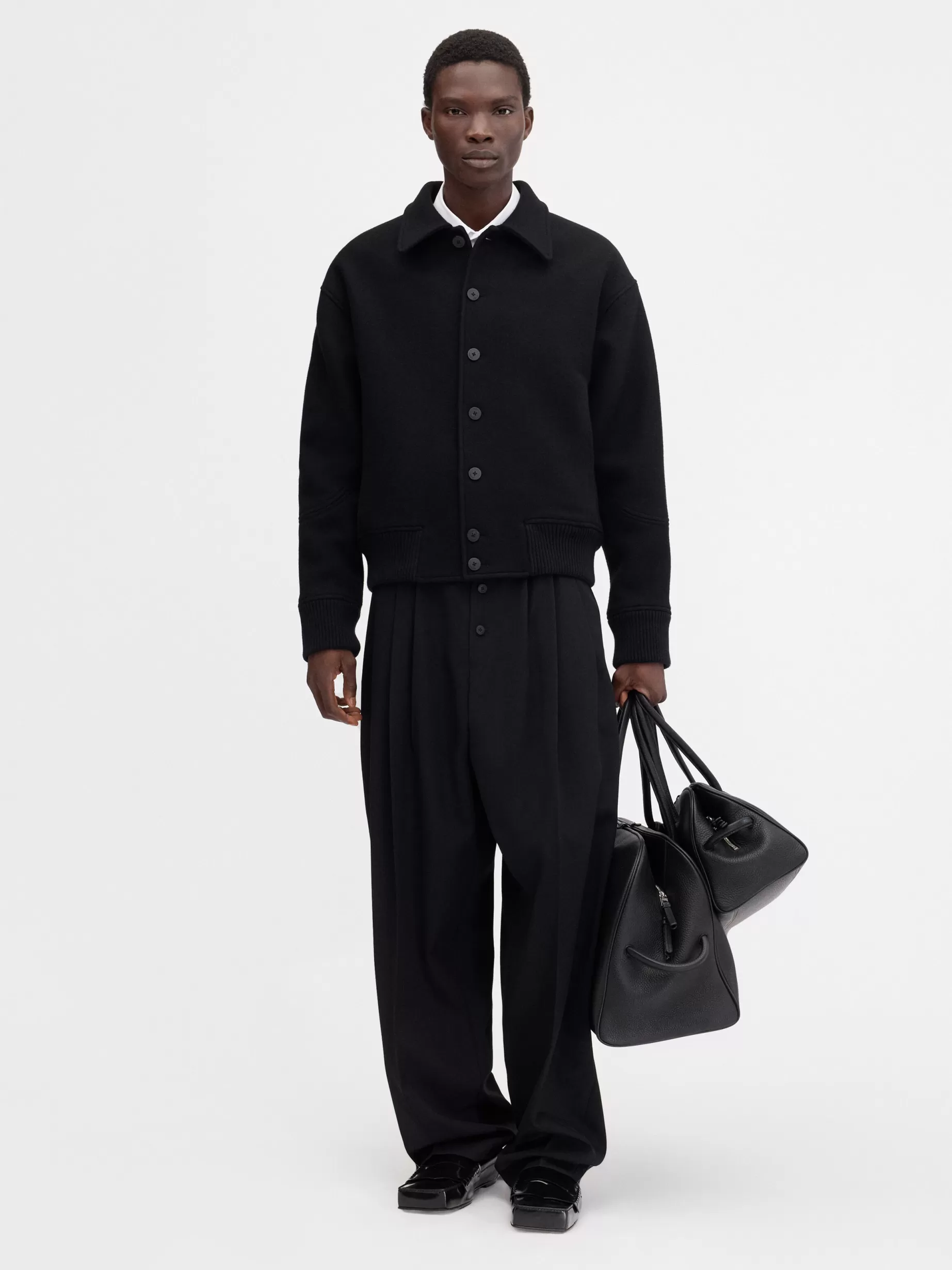 Store Jacquemus The Feltro bomber jacket Black