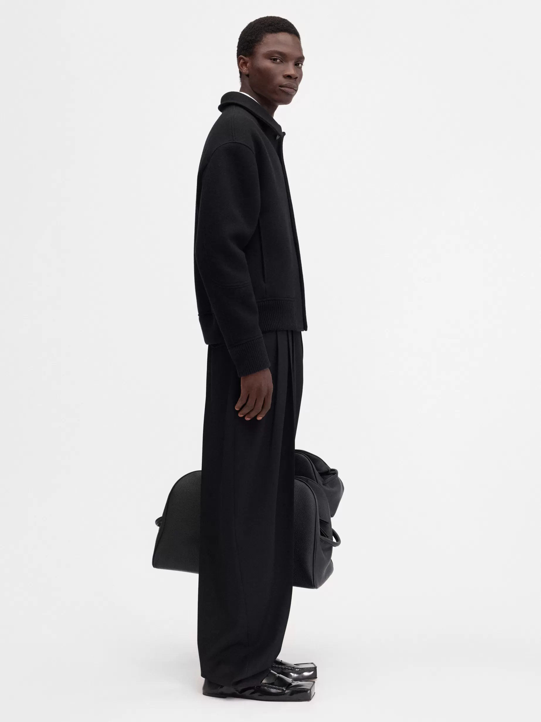 Store Jacquemus The Feltro bomber jacket Black