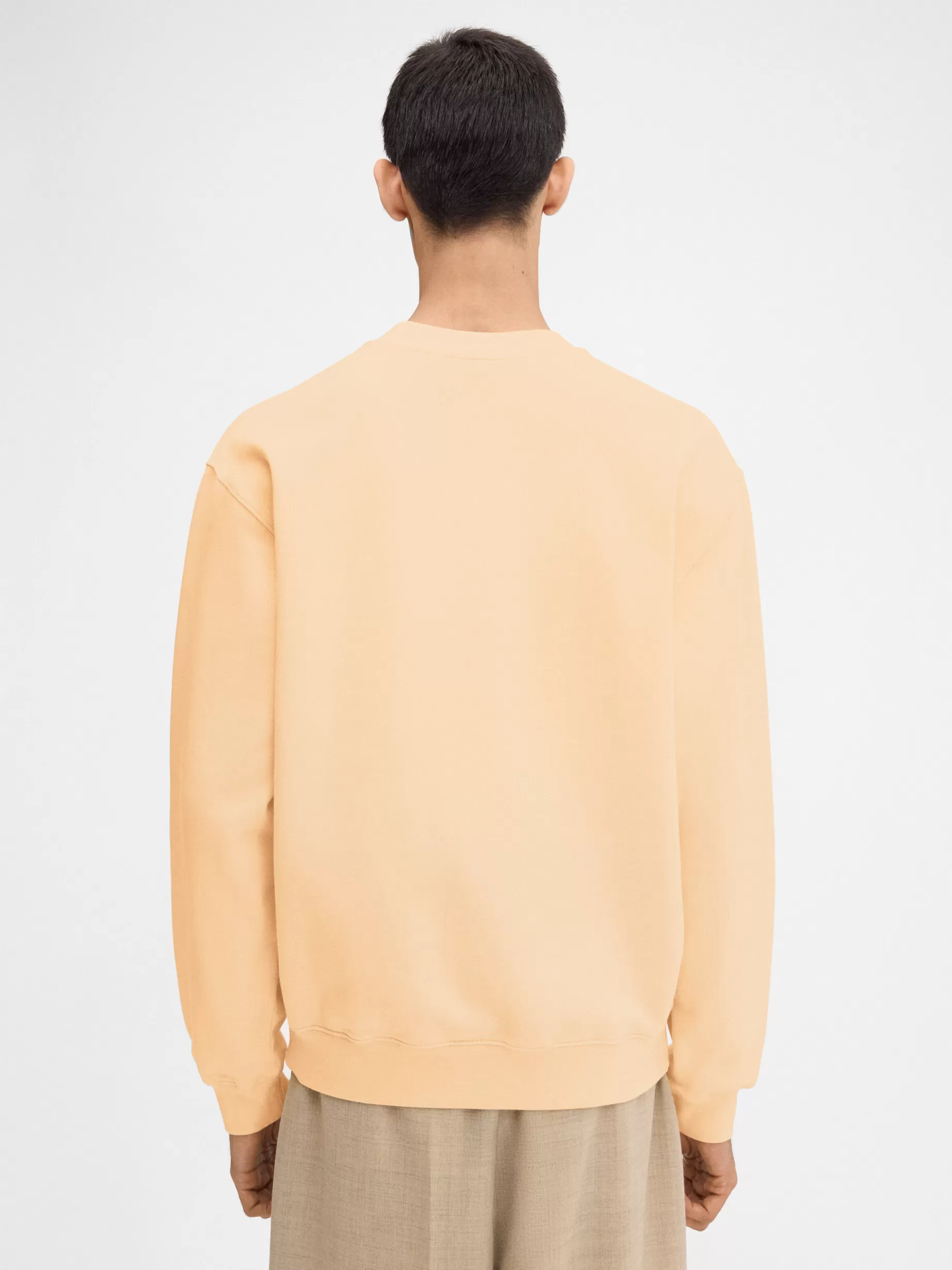 Outlet Jacquemus The Gros Grain sweatshirt LightBeige