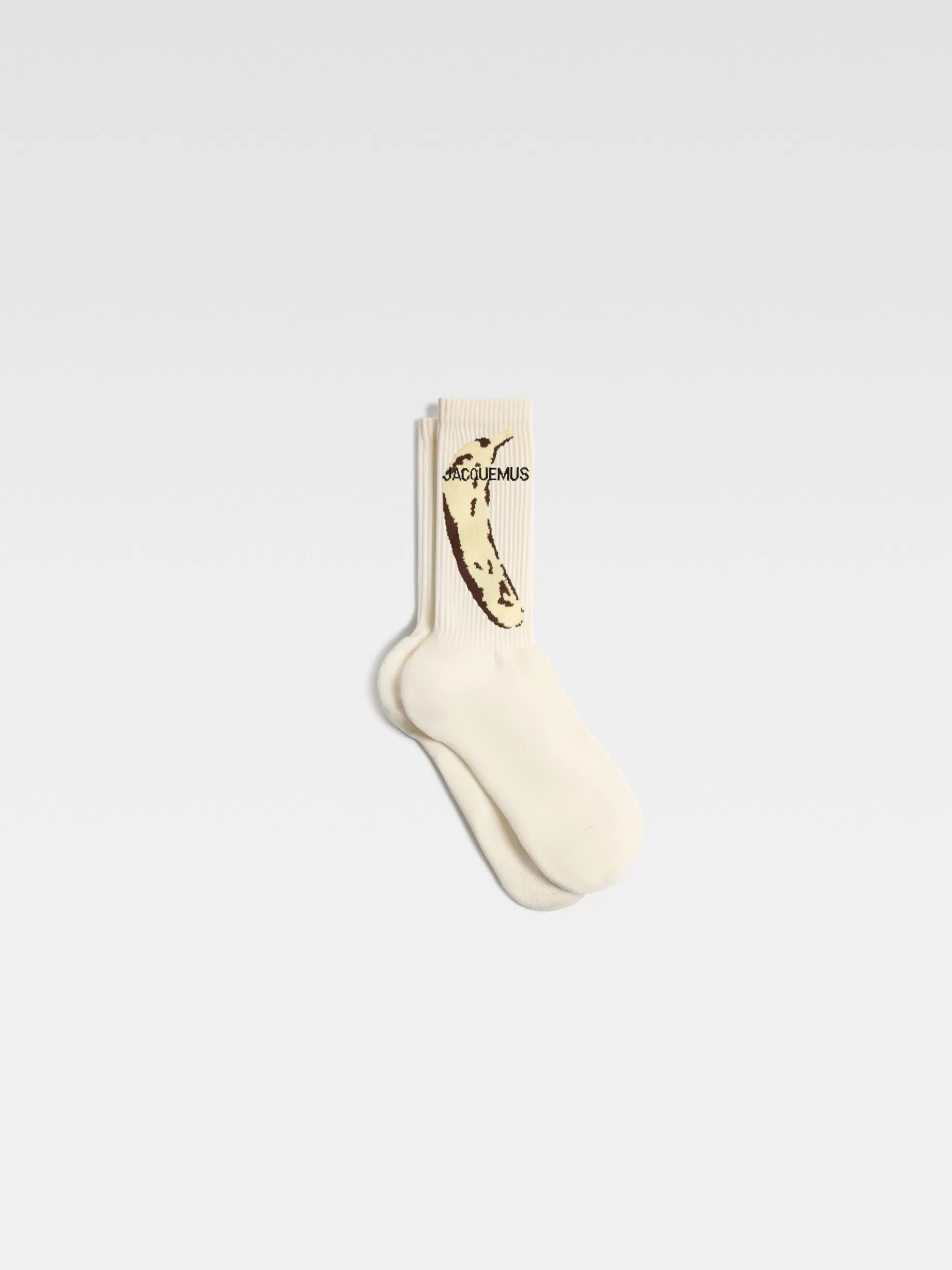 Online Jacquemus The socks BananaPrintYellow