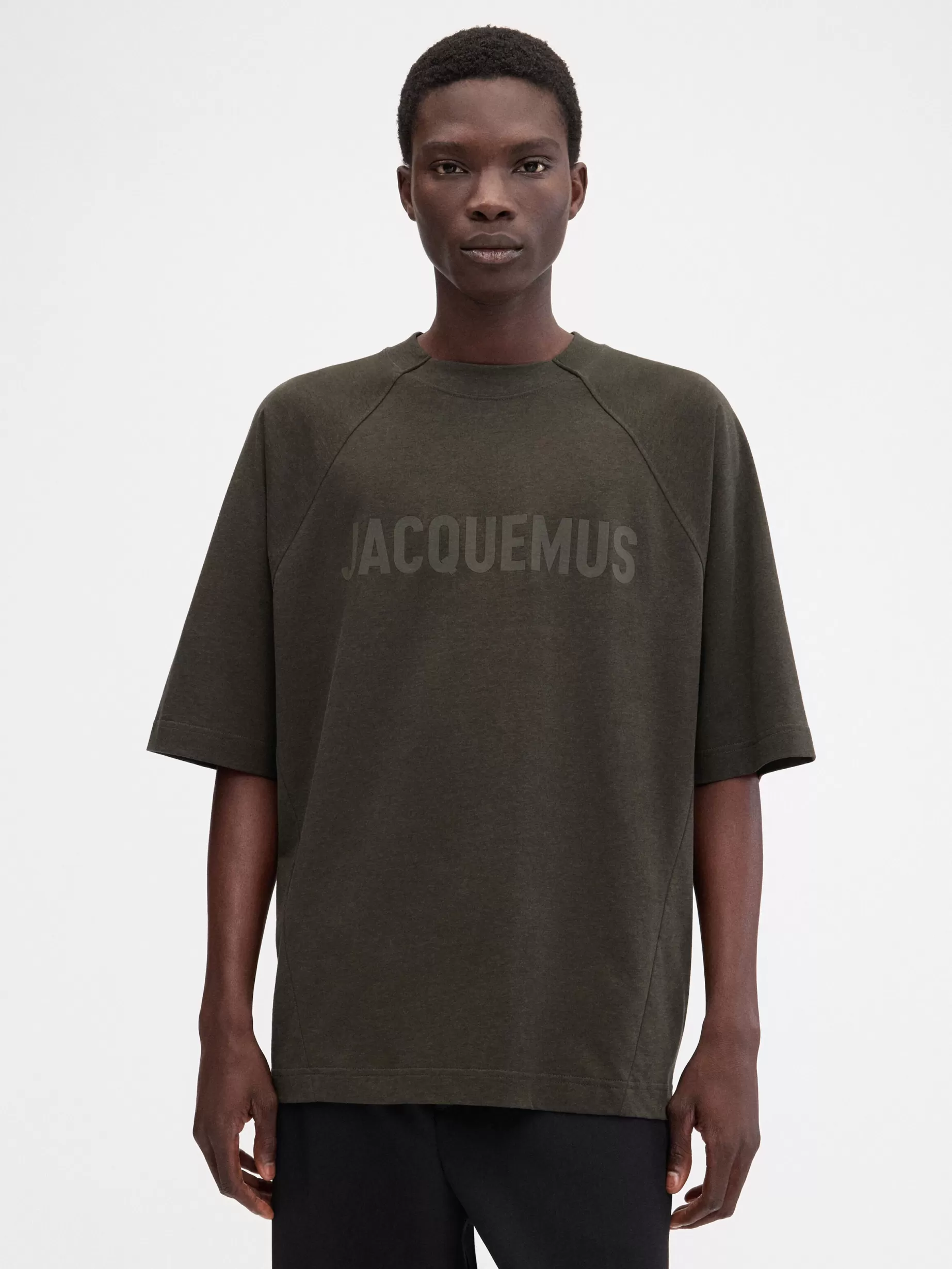 Hot Jacquemus The Typo t-shirt MultiBrown